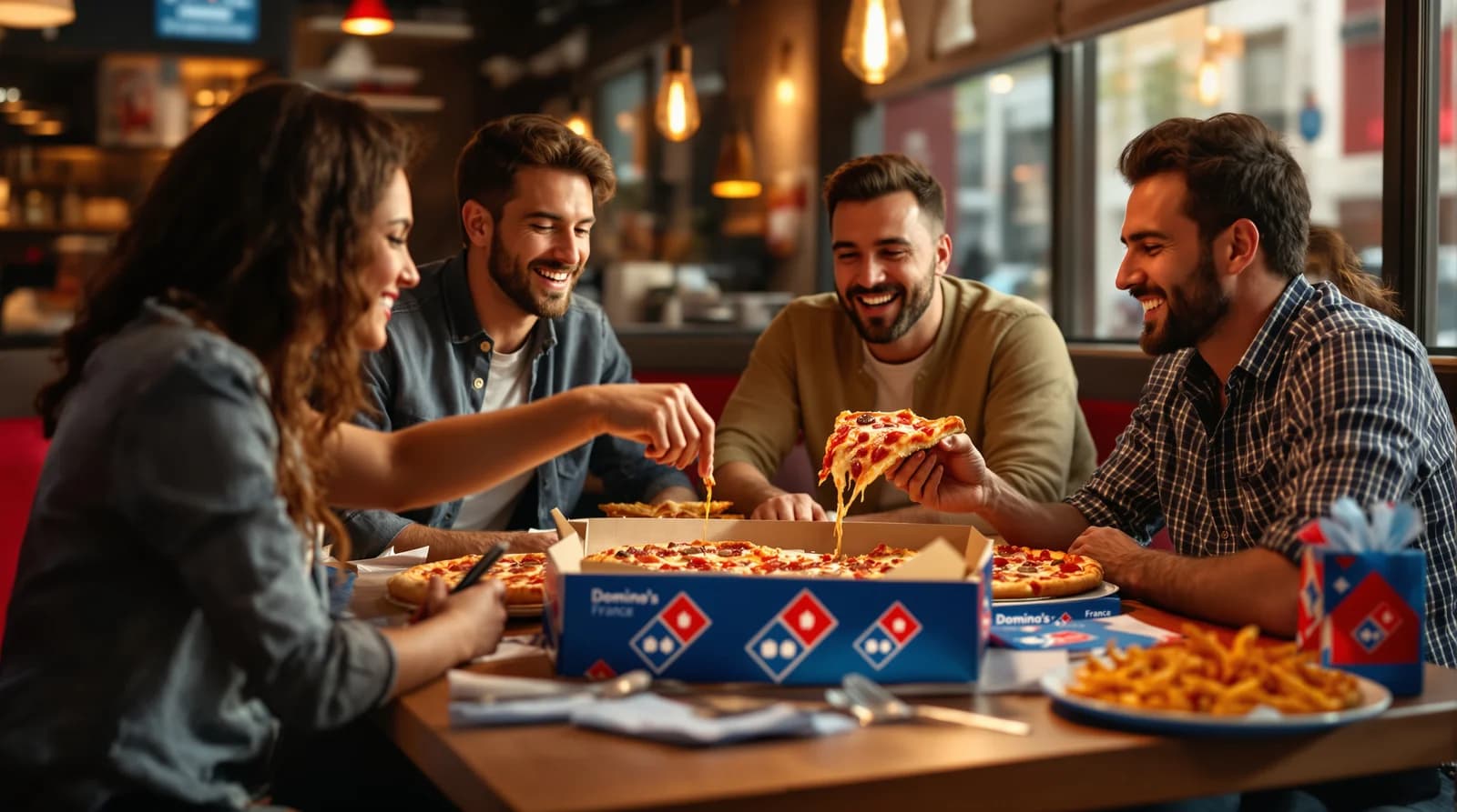 Une Pizza offerte chez Domino's