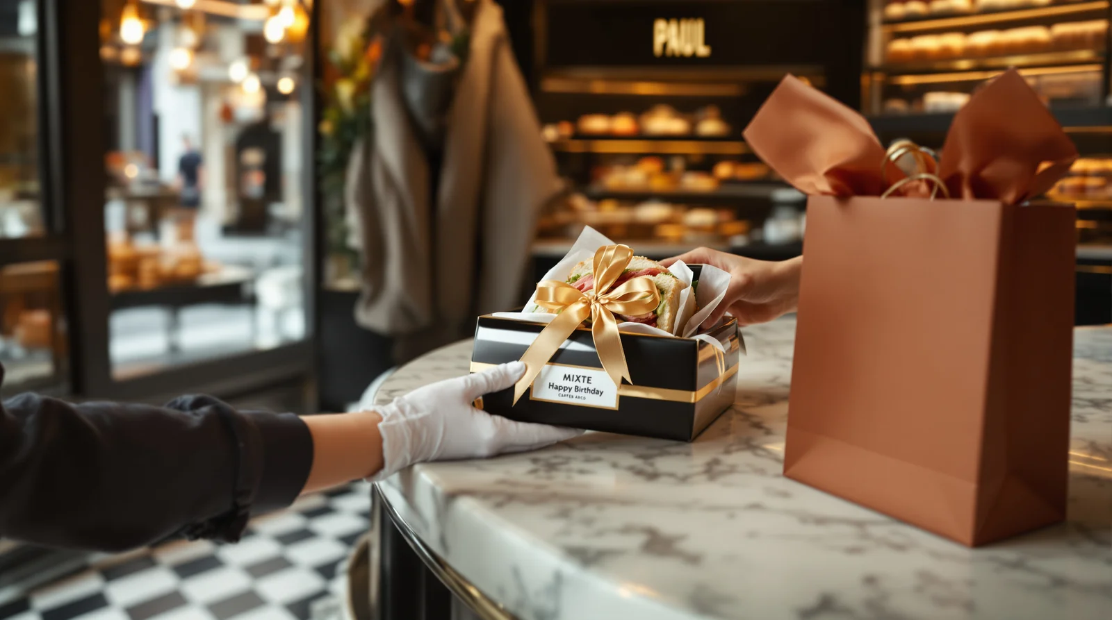 Un café ou une boisson chaude offerte chez Paul