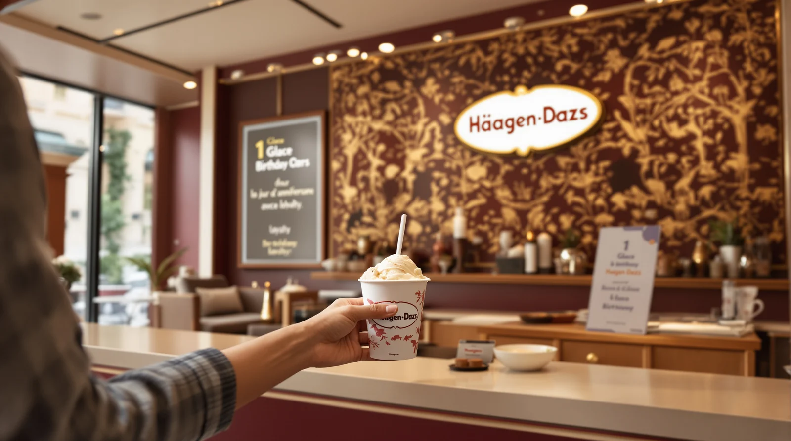 Une boule de glace offerte chez Häagen-Dazs